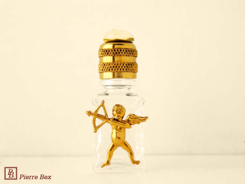 Pierre Bex Art-Nouveau perfume bottle with cherub 44319-14