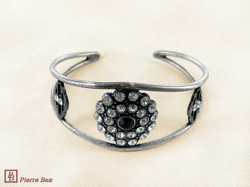 Pierre Bex Art-Deco bracelet with rhinestones 45762-03