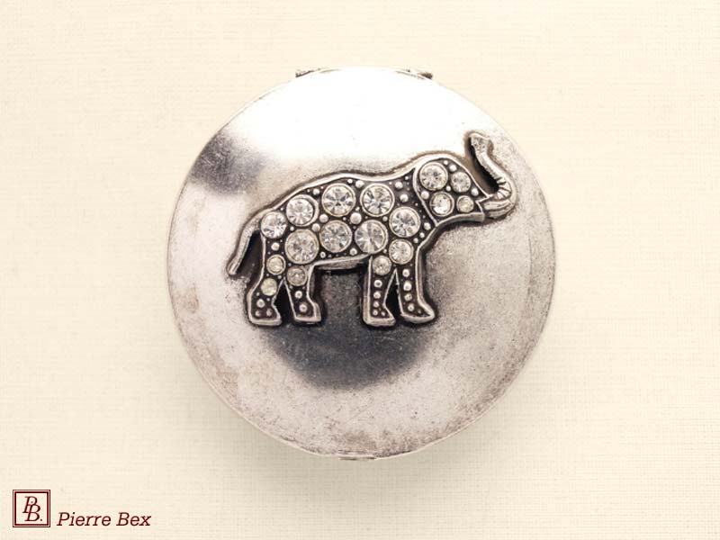 Pierre Bex Art-Deco pillbox elephant 45899-18