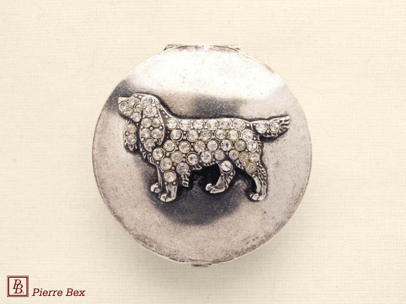 Pierre Bex Art-Deco pillbox dog 45899-19