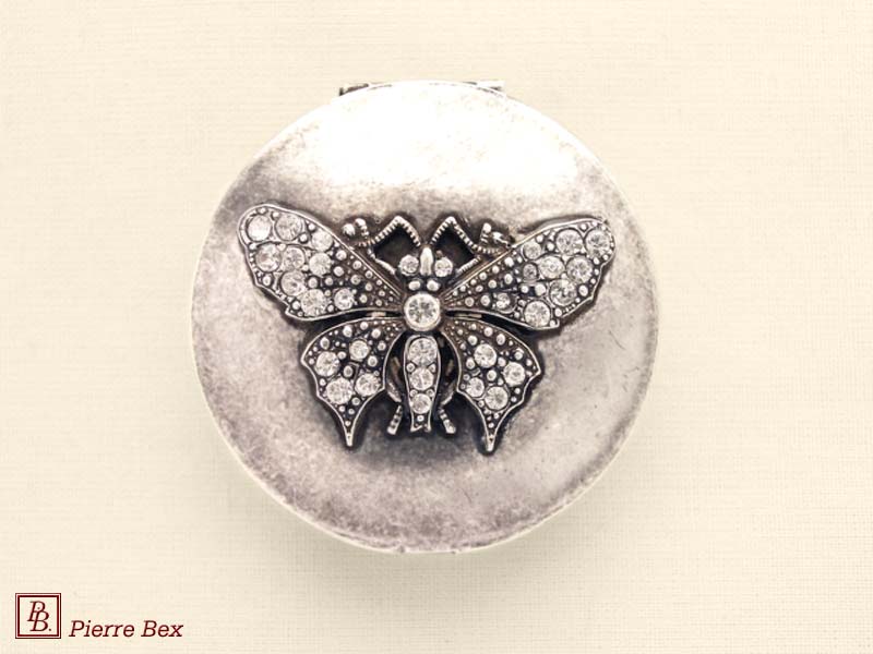 Pierre Bex Art-Deco pillbox butterfly 45899-29