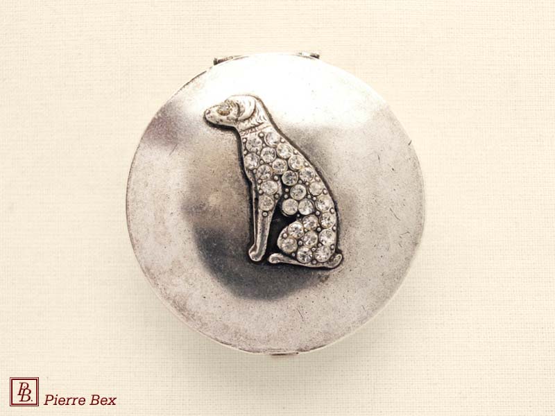 Pierre Bex Art-Deco pillbox dog 45899-33